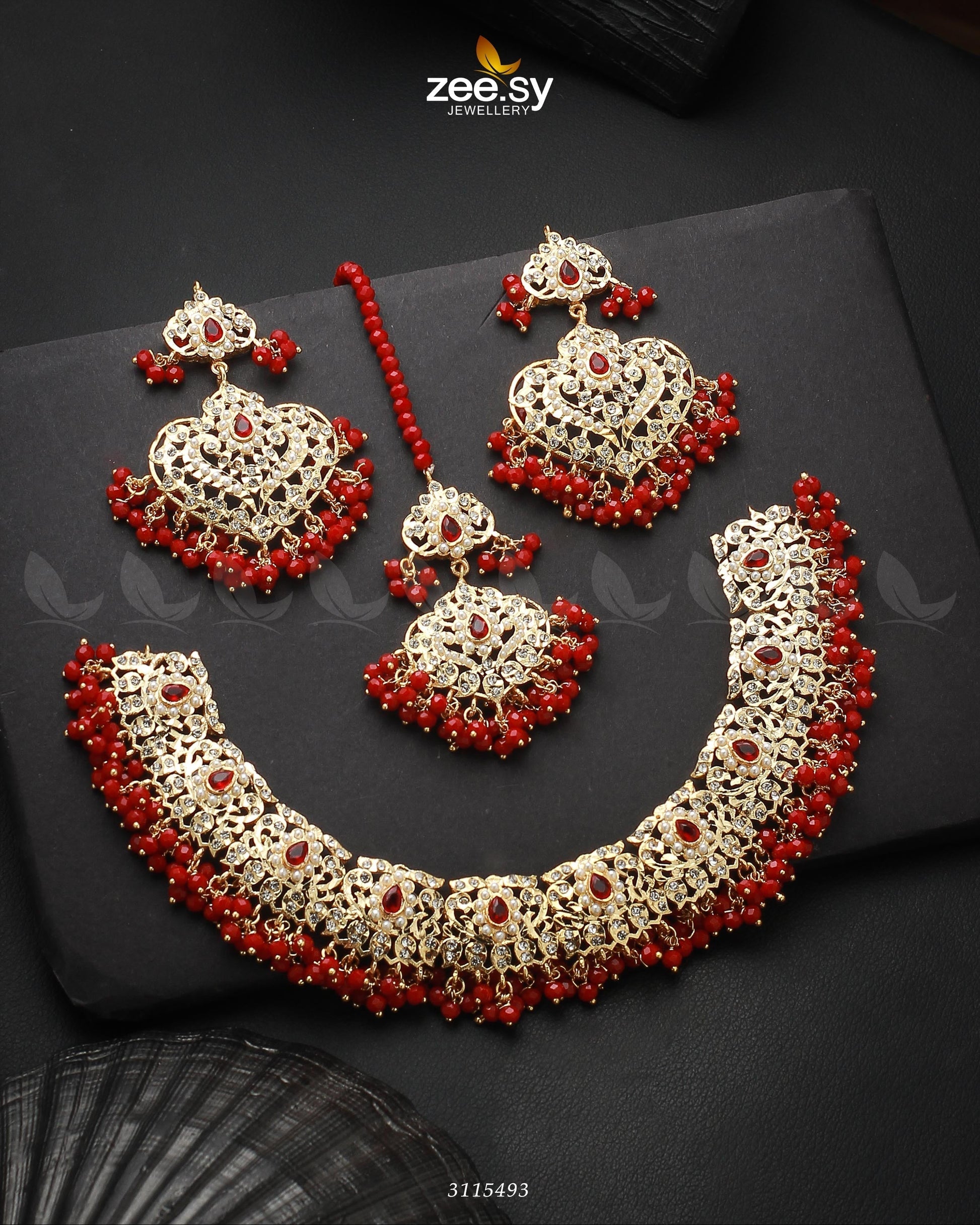 Maniha Necklace Set - House Of Zarish