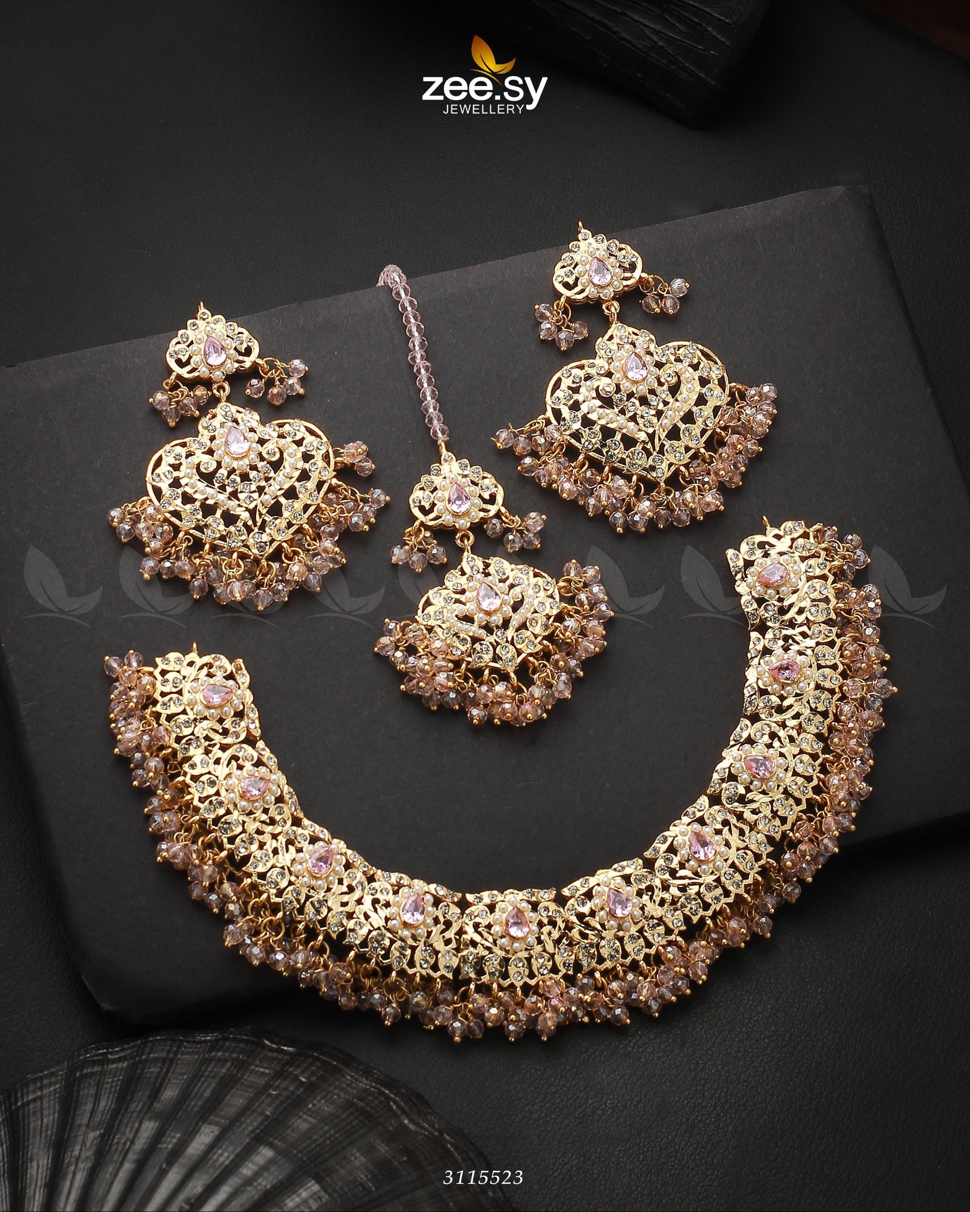 Maniha Necklace Set - House Of Zarish