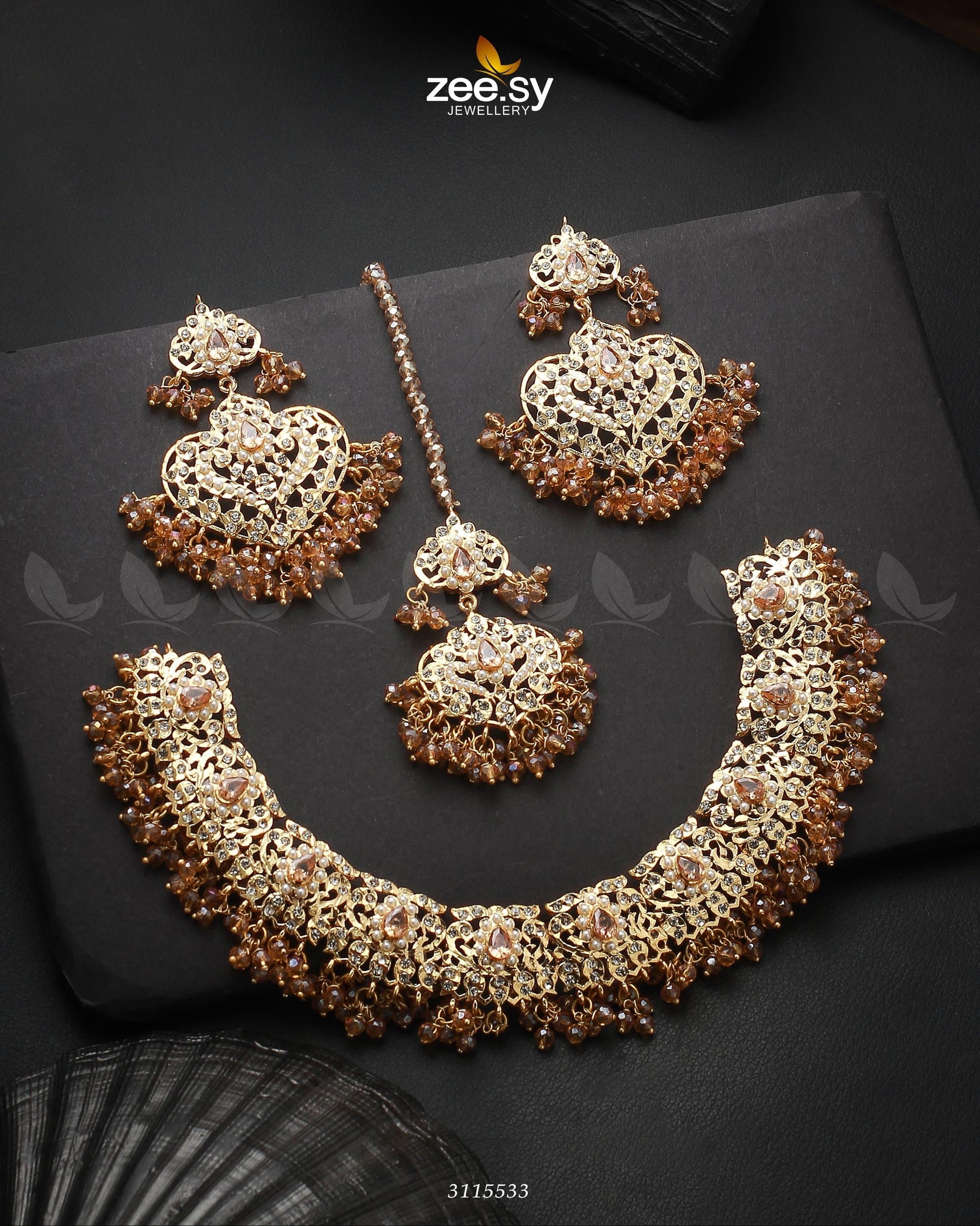 Maniha Necklace Set - House Of Zarish