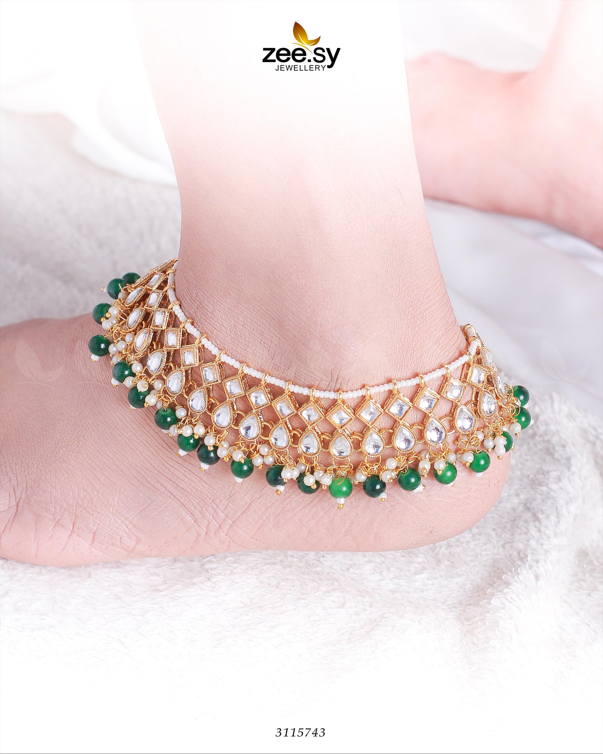 Tanzanite Anklet - House Of Zarish