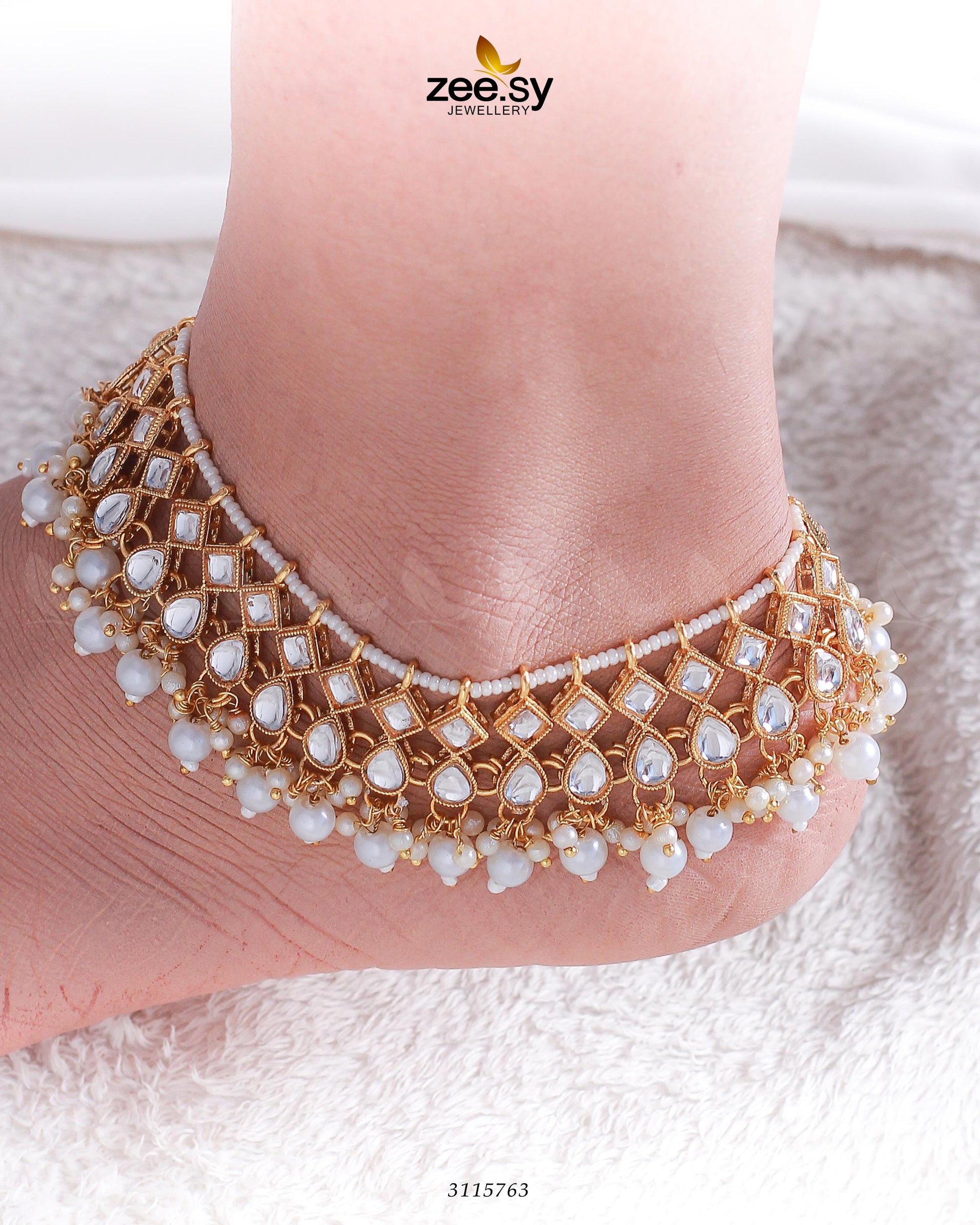 Tanzanite Anklet - House Of Zarish