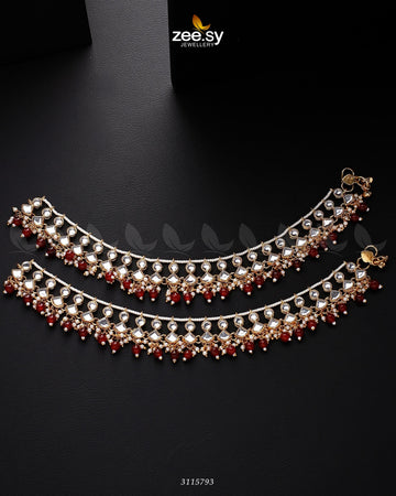 Benitoite Anklets - House Of Zarish