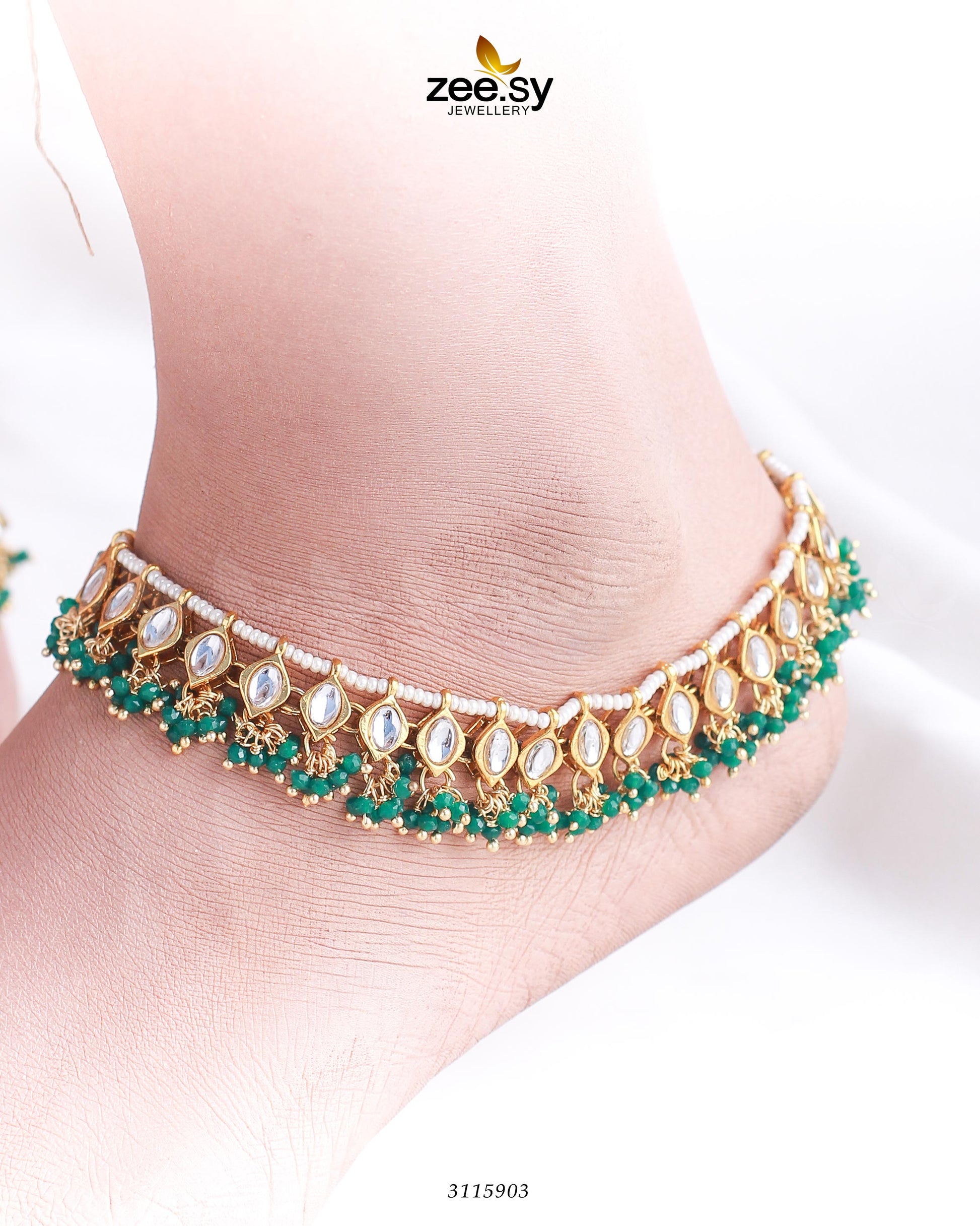 Demantoid Anklets - House Of Zarish