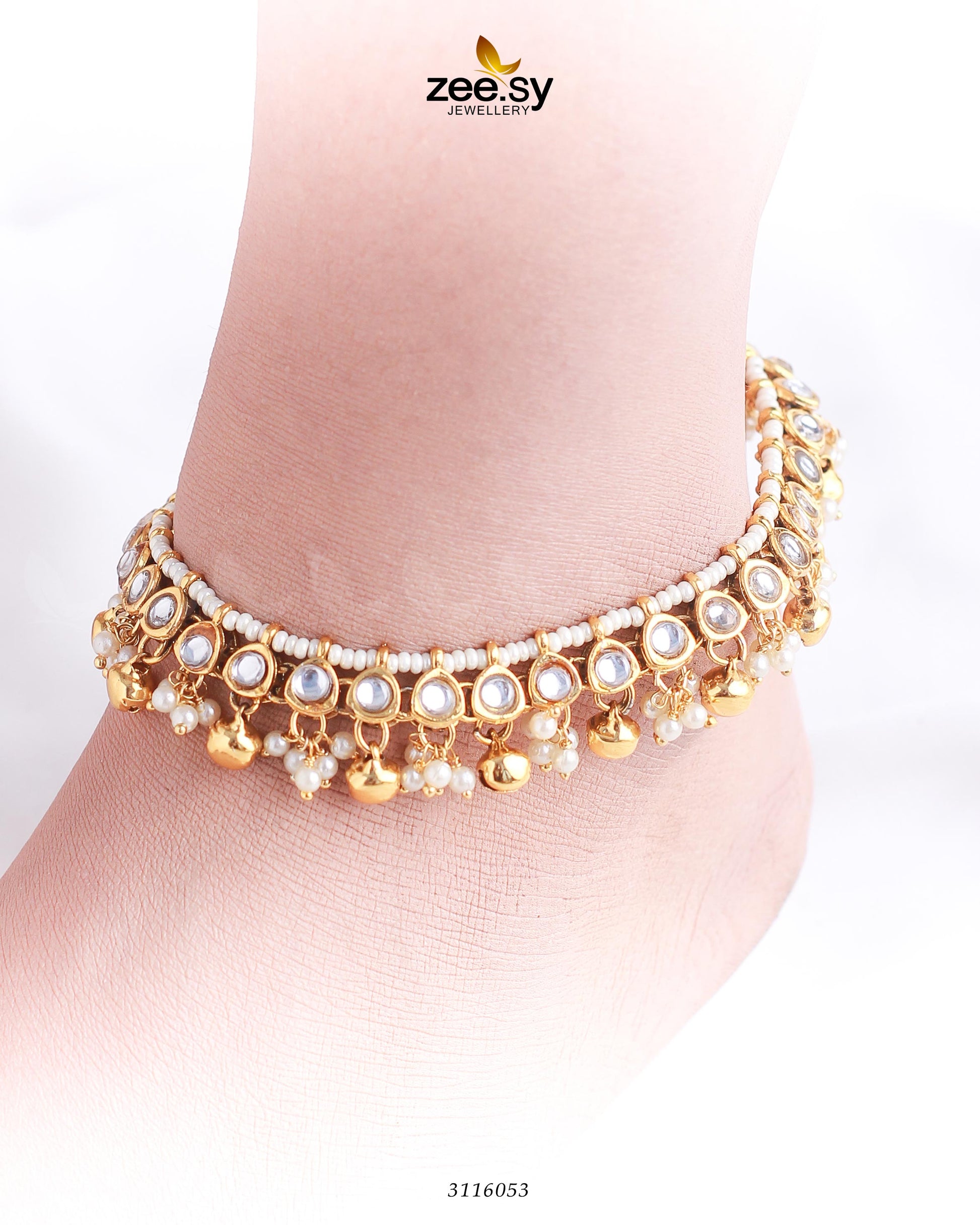 Fluorite Anklet - House Of Zarish