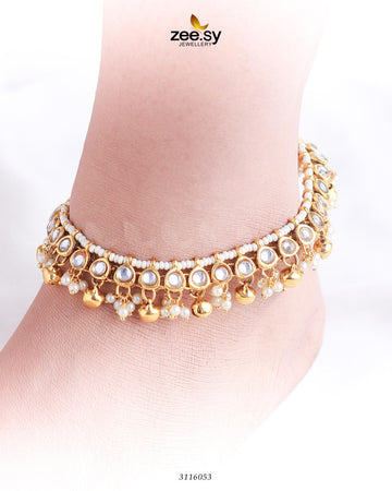 Fluorite Anklet - House Of Zarish