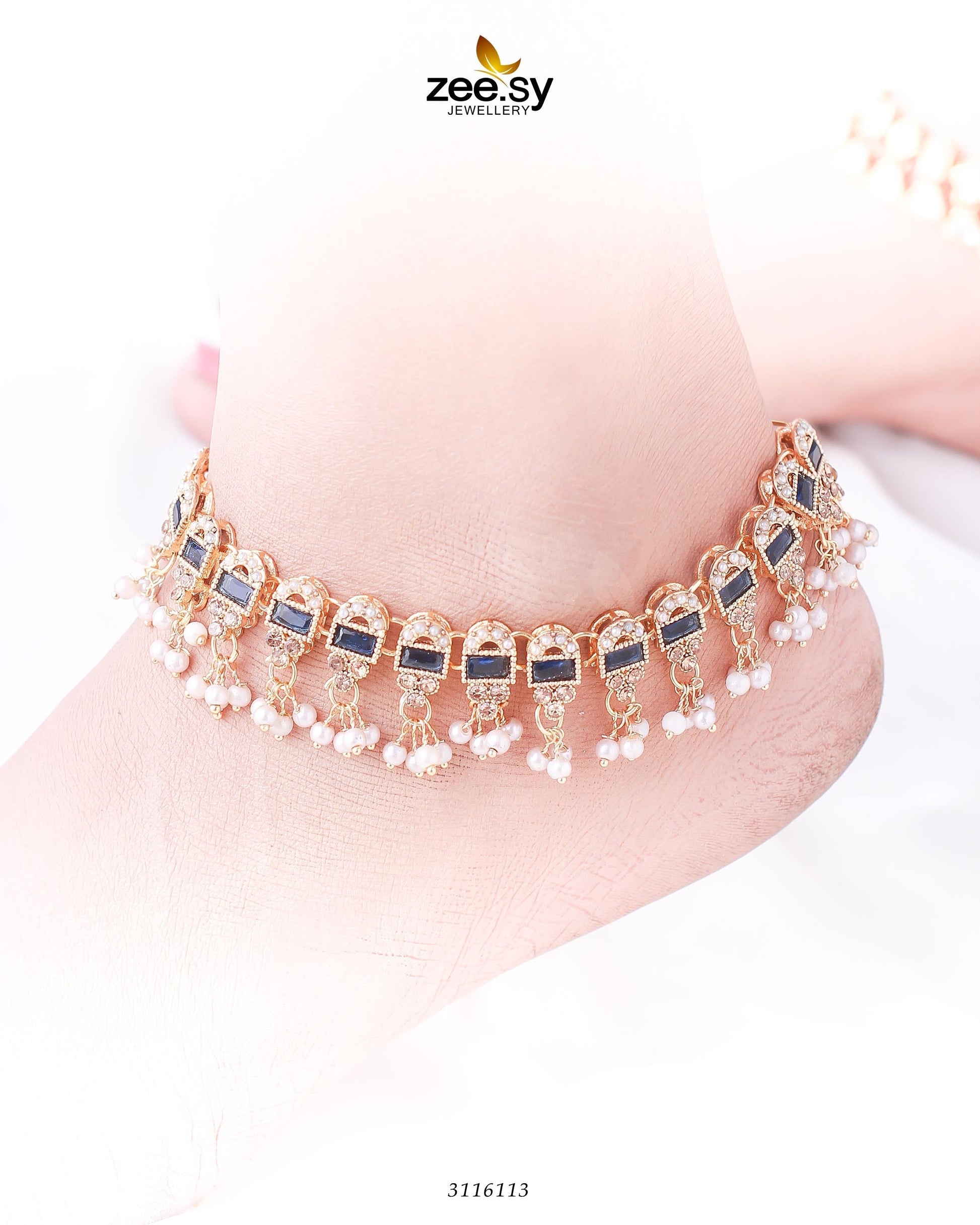 Rutilated Anklet - House Of Zarish