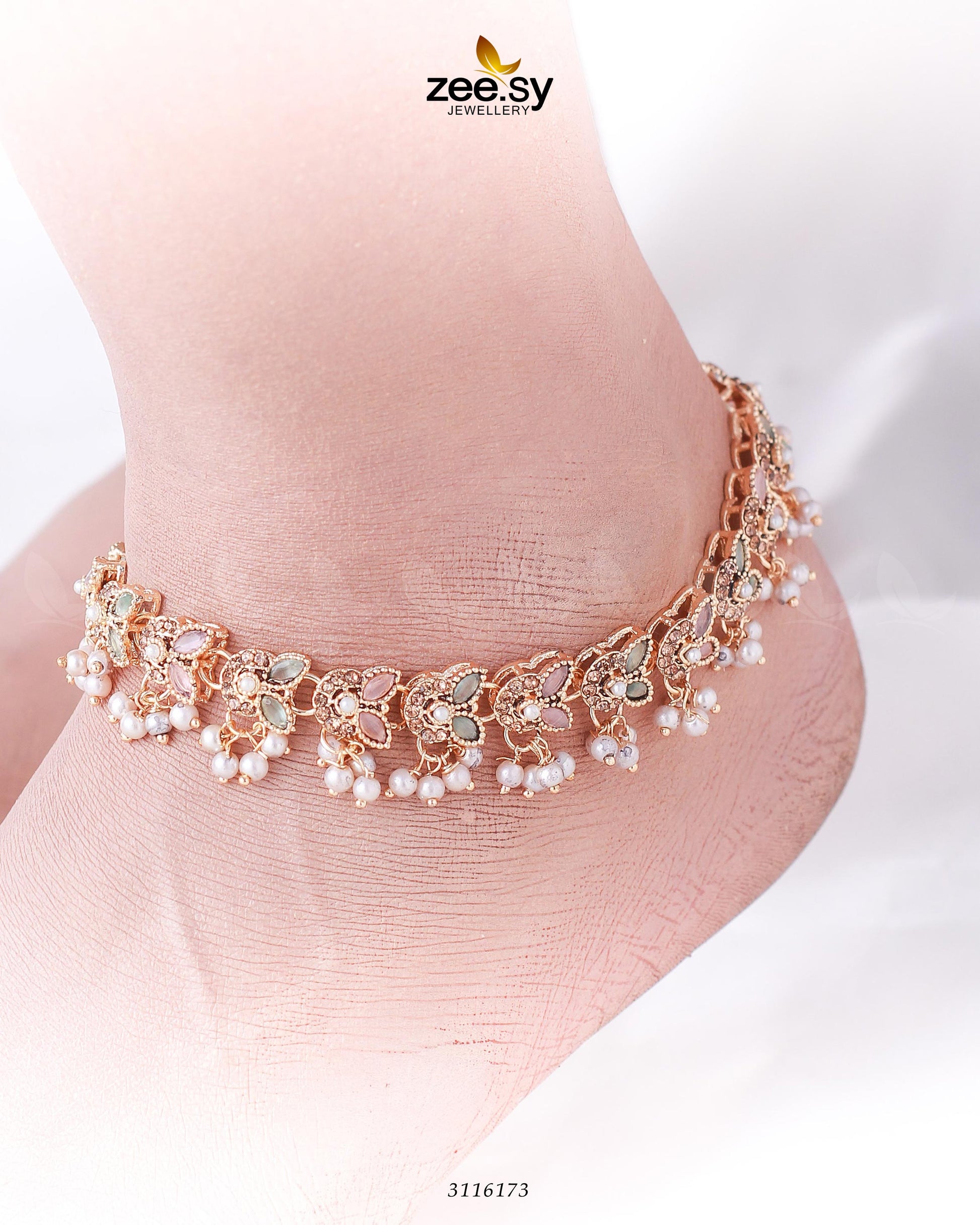 Nemesia Anklets - House Of Zarish