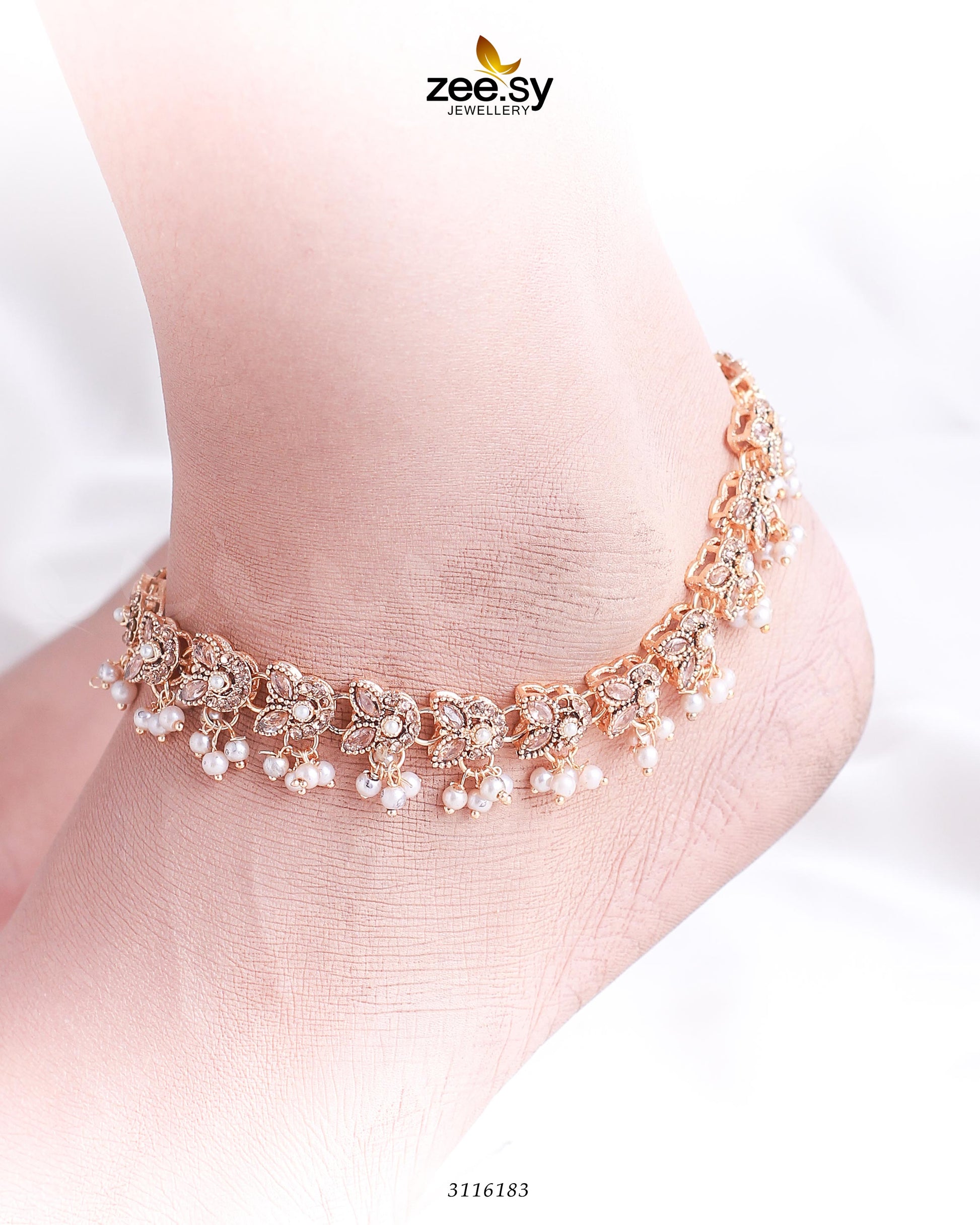 Nemesia Anklets - House Of Zarish