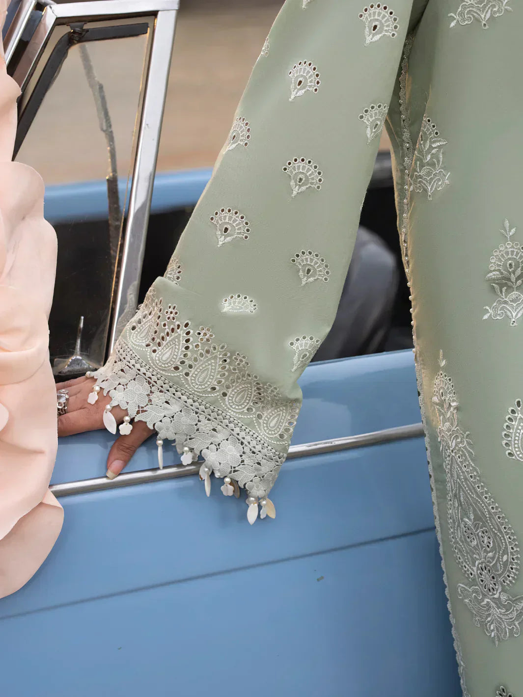 Faiza Faisal | Maya Luxury Lawn | Elena - House Of Anaya