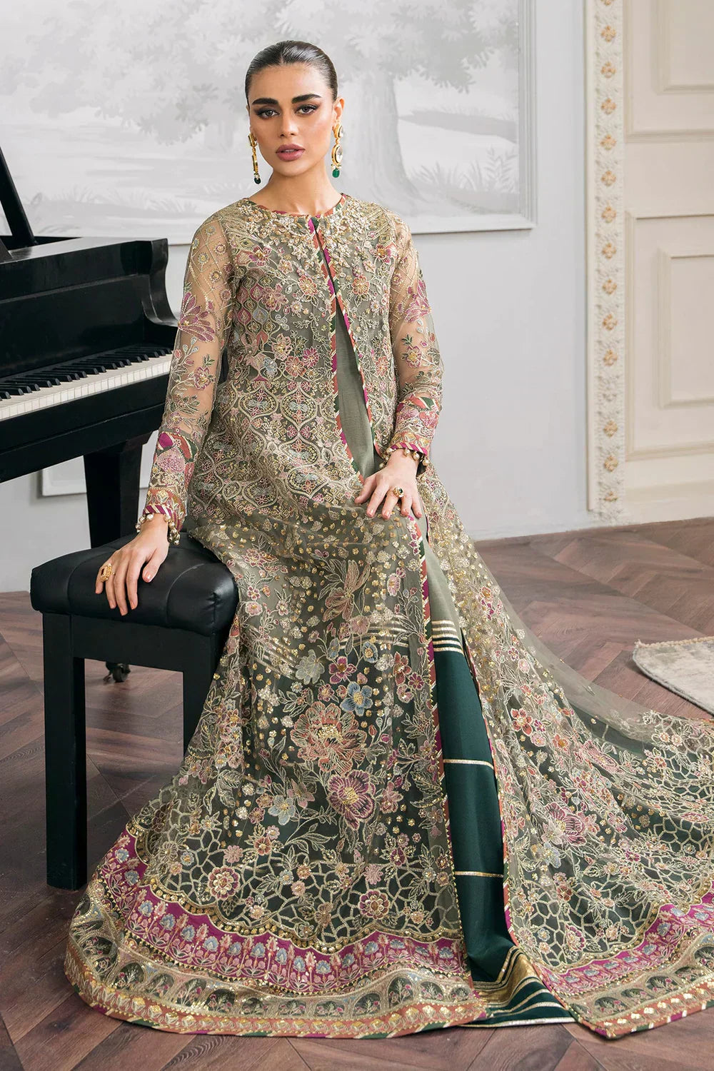 Baroque | Chantelle Embroidered Collection 2024 | CH12-02 - House Of Anaya
