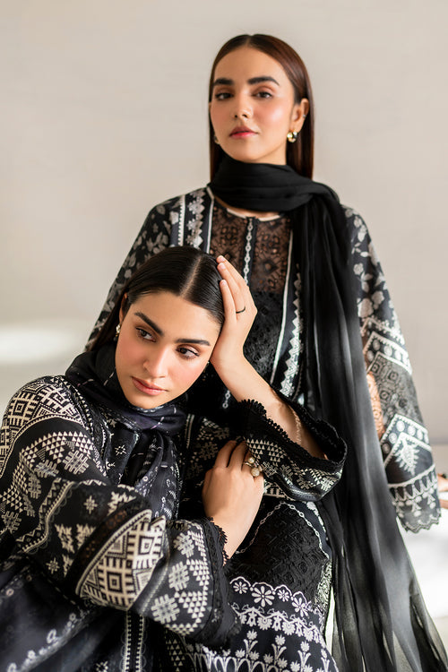 Baroque | Luxury Pret 24 | LAWN UF-671 - House Of Anaya