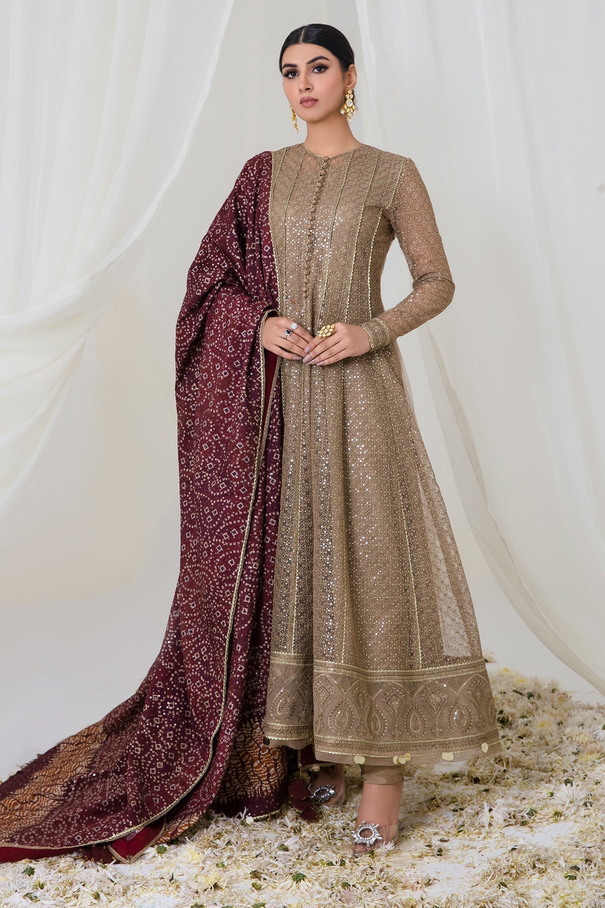 Jazmin | Embroidered Collection | HAZEL HYPE - House Of Anaya