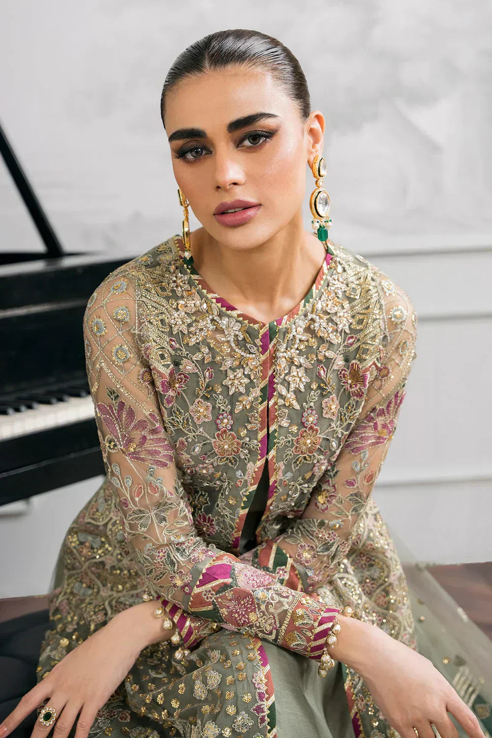 Baroque | Chantelle Embroidered Collection 2024 | CH12-02 - House Of Anaya