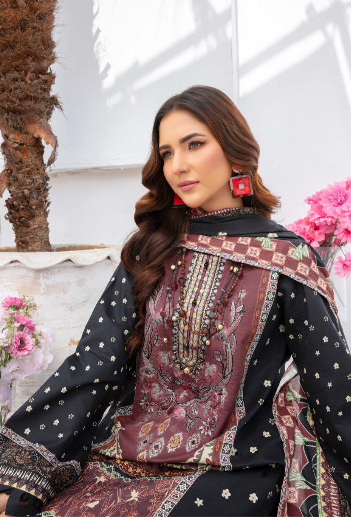 Humdum | Saira Bano Lawn 24 | D09 - House Of Anaya