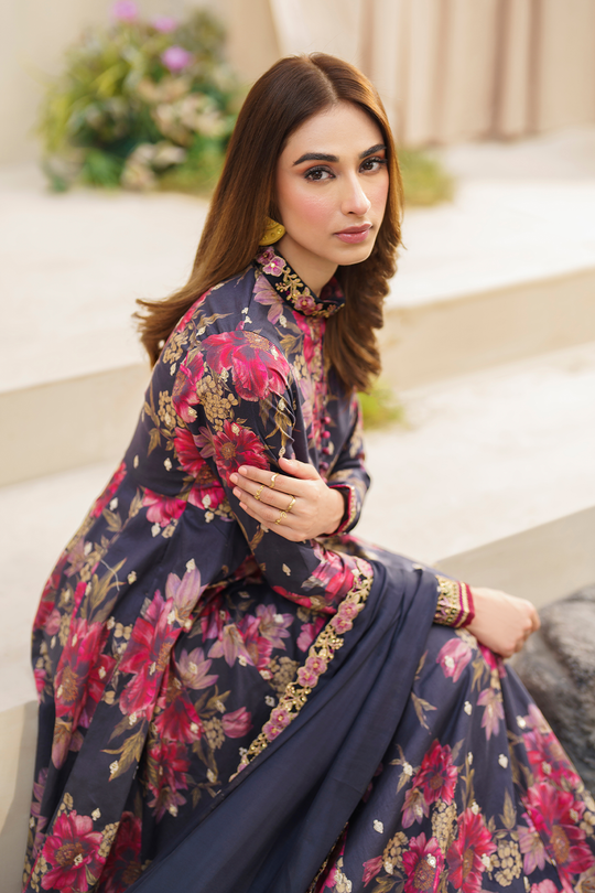 Iznik | Exclusive Lawn | SFL-12 EMBROIDERED LAWN