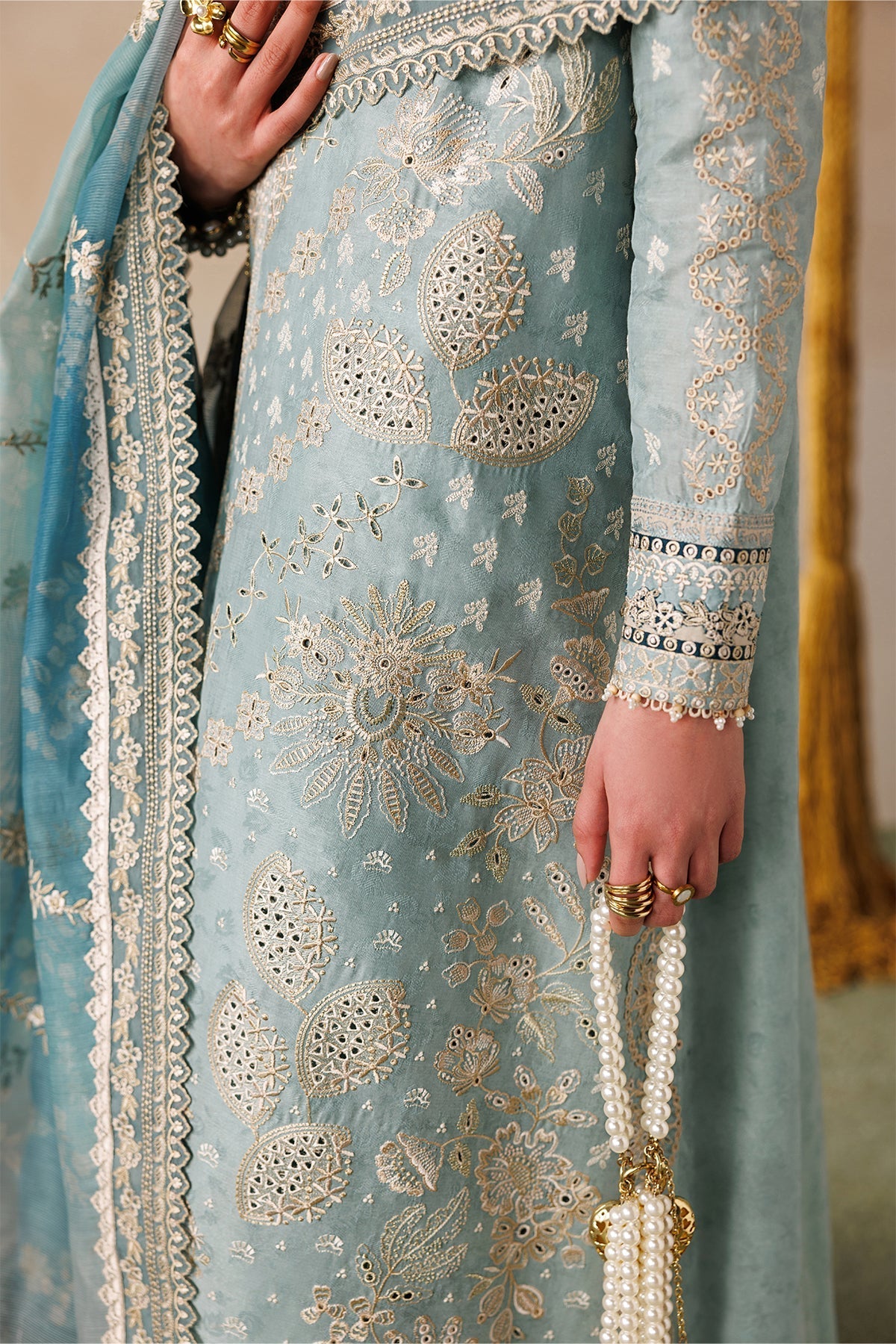 Baroque | Edit Lawn’26 | EMBROIDERED LAWN EL26-D01 UNSTITCHED