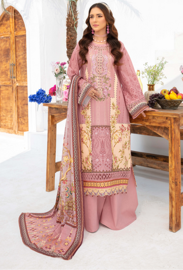 Humdum | Saira Bano Lawn 24 | D01 - House Of Anaya