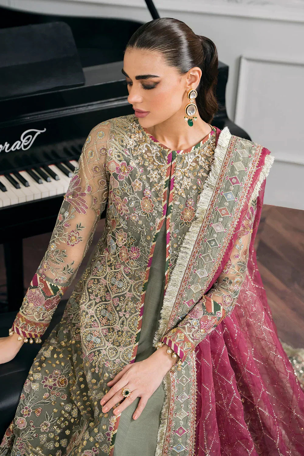 Baroque | Chantelle Embroidered Collection 2024 | CH12-02 - House Of Anaya