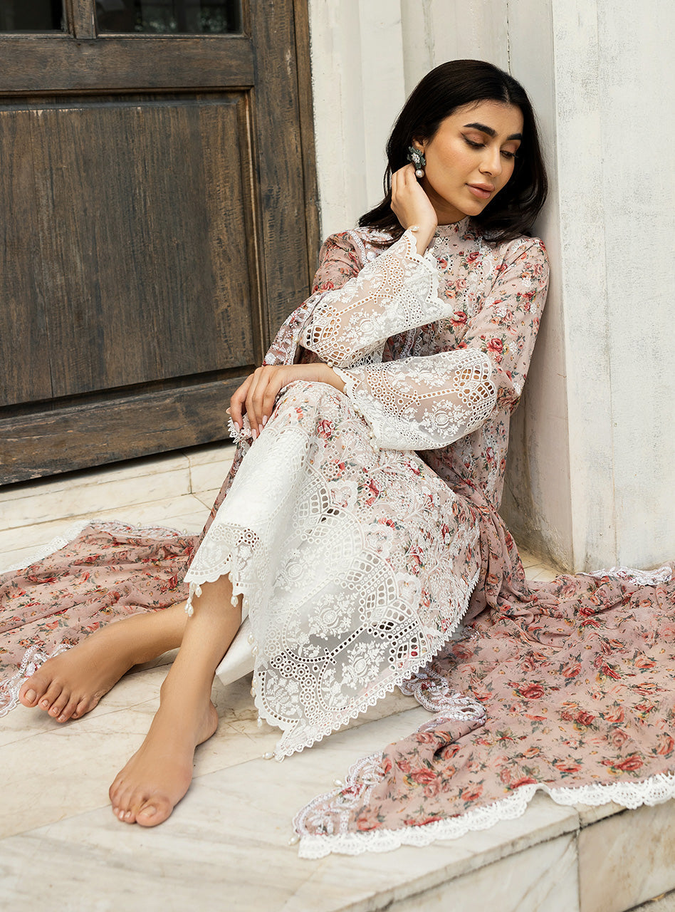 Zainab Chottani | Chikankari 25 | Lamia - 9A - House Of Zarish