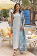 Saad Shaikh | Lawn 25 | Aqua - Fizzora