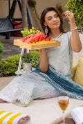 Saad Shaikh | Lawn 25 | Aqua - Fizzora
