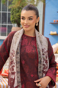 Saad Shaikh | Lawn 25 | Mehroon - Twilight Flora