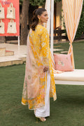 Saad Shaikh | Lawn 25 | Yellow - Amber Bloom
