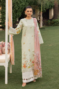 Saad Shaikh | Lawn 25 | Pista - Floral Mirage