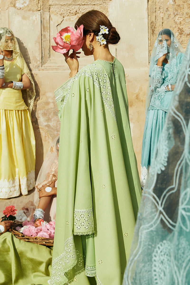 Cross Stitch | Premium Lawn 24 | GARDEN GRACE - House Of Anaya