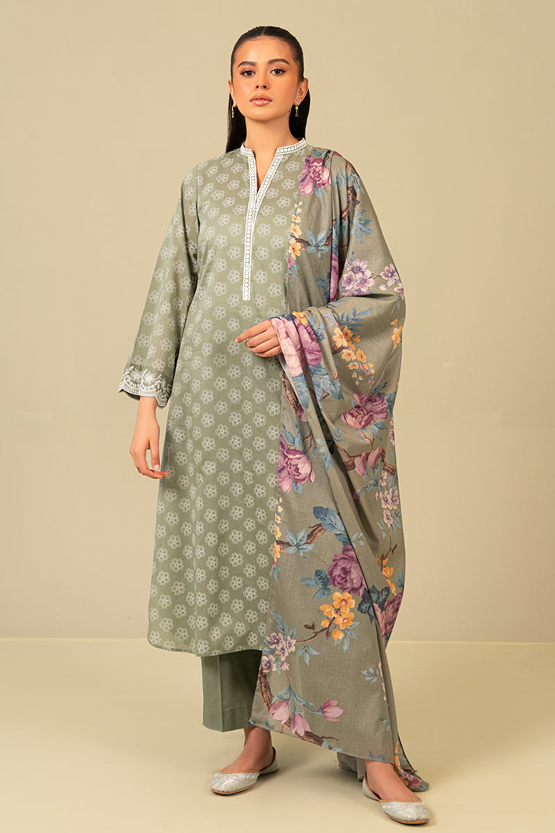 Cross Stitch | Daily Wear Lawn | CS-06 - House Of Anaya