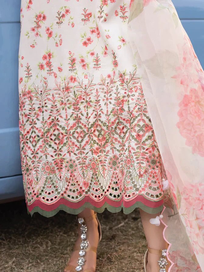 Faiza Faisal | Maya Luxury Lawn | Sandra - House Of Anaya