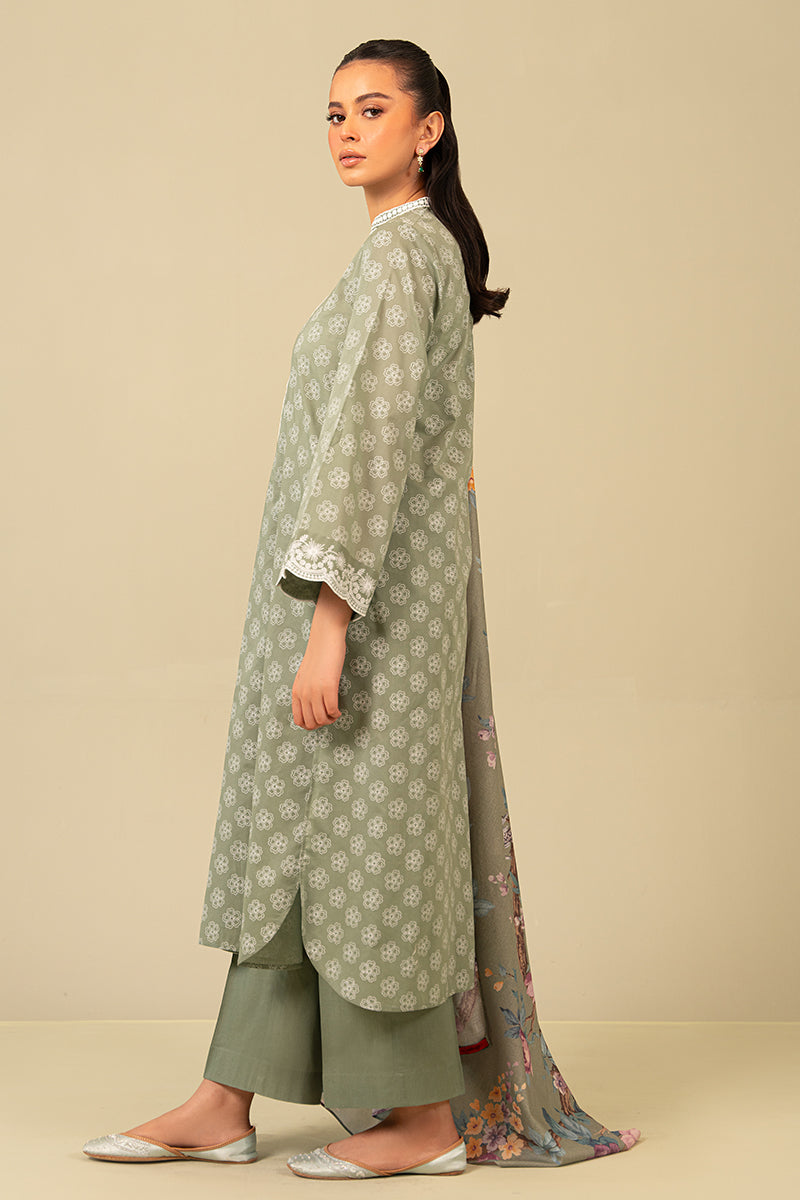 Cross Stitch | Daily Wear Lawn | CS-06 - House Of Anaya