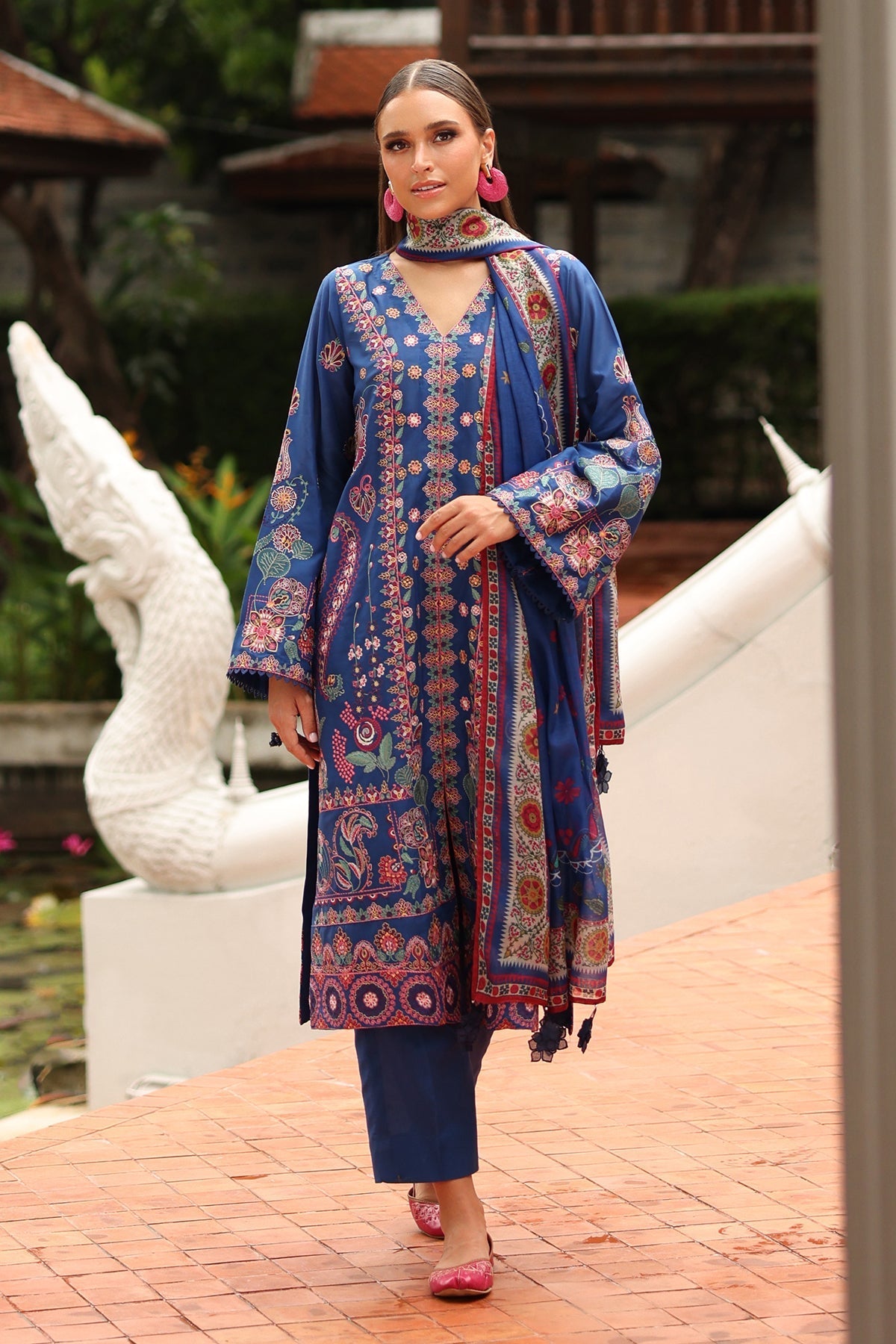 Baroque | Embroidered Lawn | SF-4251