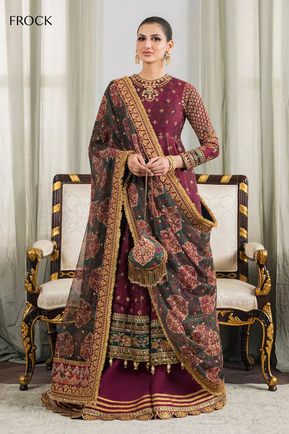 Baroque | Chantelle Embroidered Collection | CH12-03 - House Of Anaya