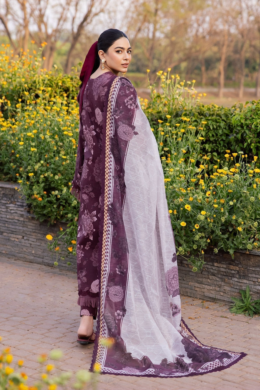 Alizeh | Sheen Lawn Prints 24 | ASTER - House Of Anaya