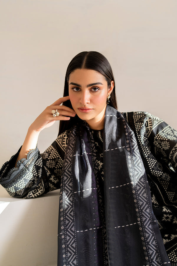 Baroque | Luxury Pret 24 | LAWN UF-672 - House Of Anaya