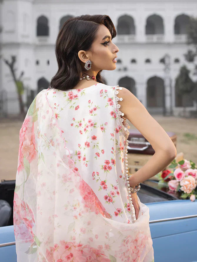 Faiza Faisal | Maya Luxury Lawn | Sandra - House Of Anaya