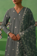 Cross Stitch | Mahiri Embroidered Collection | DUSTY GRANITE - House Of Anaya