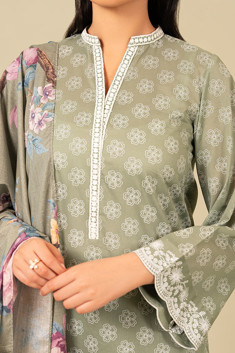 Cross Stitch | Daily Wear Lawn | CS-06 - House Of Anaya