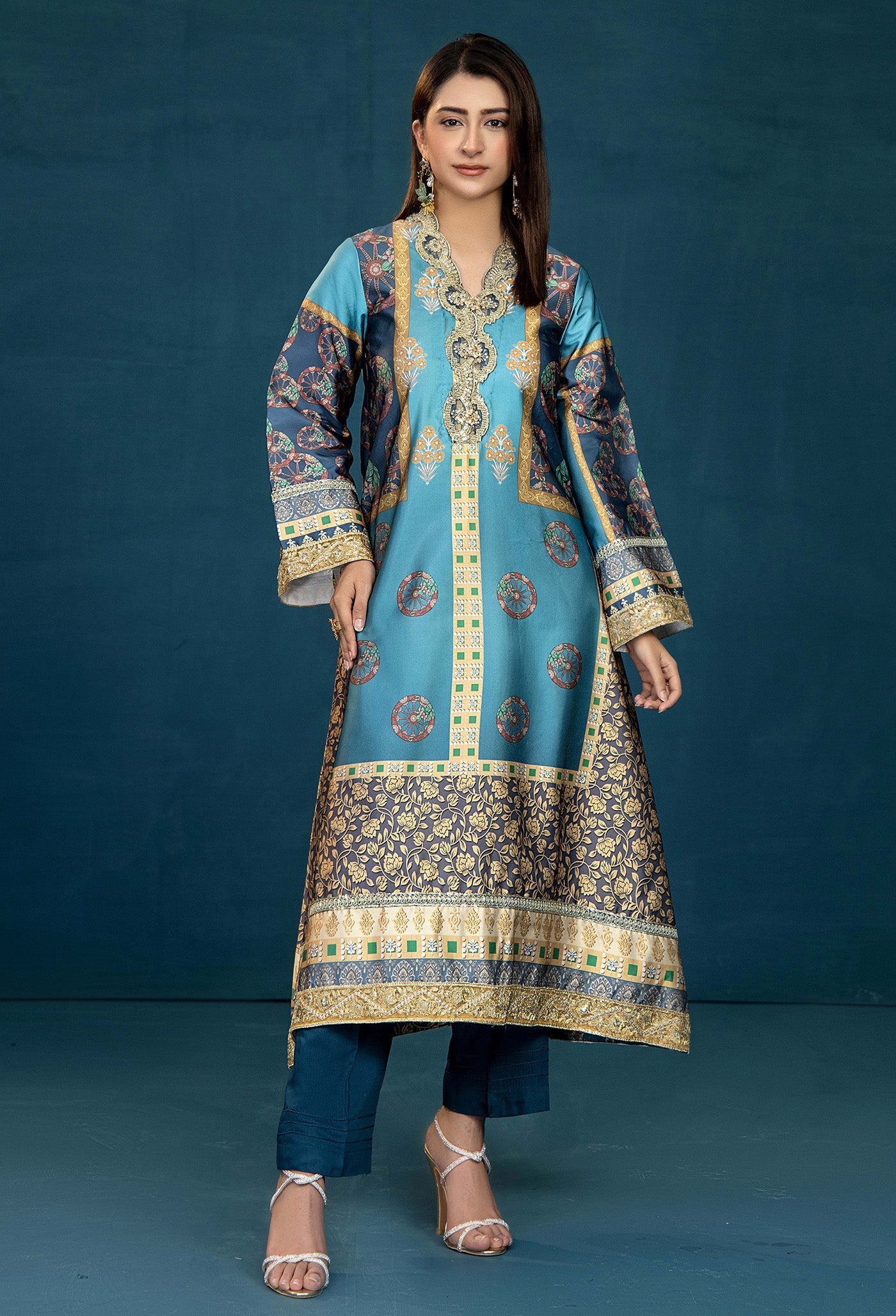 Adans Libas | Silk Shirt | SILK SHIRT-1PC  7623 - 3