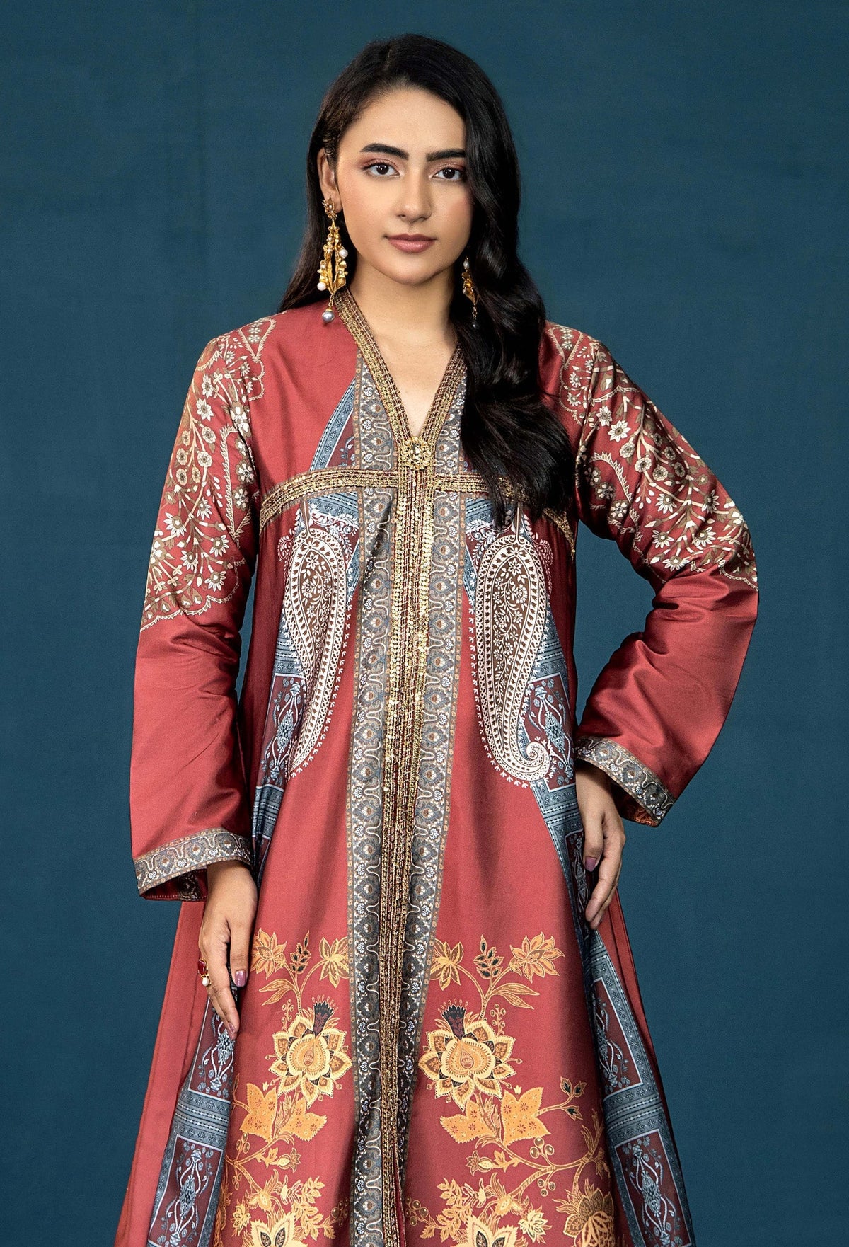 Adans Libas | Silk Shirt | SILK SHIRT-1PC  7627 - 3