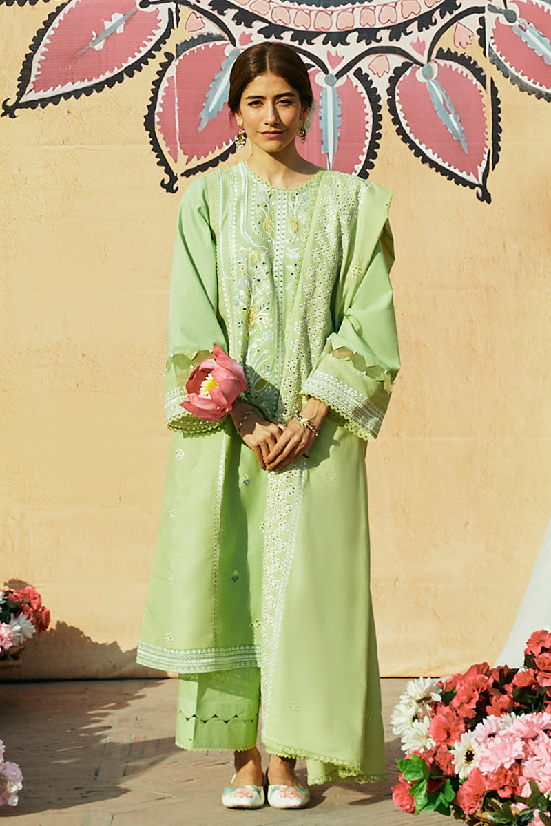 Cross Stitch | Premium Lawn 24 | GARDEN GRACE - House Of Anaya