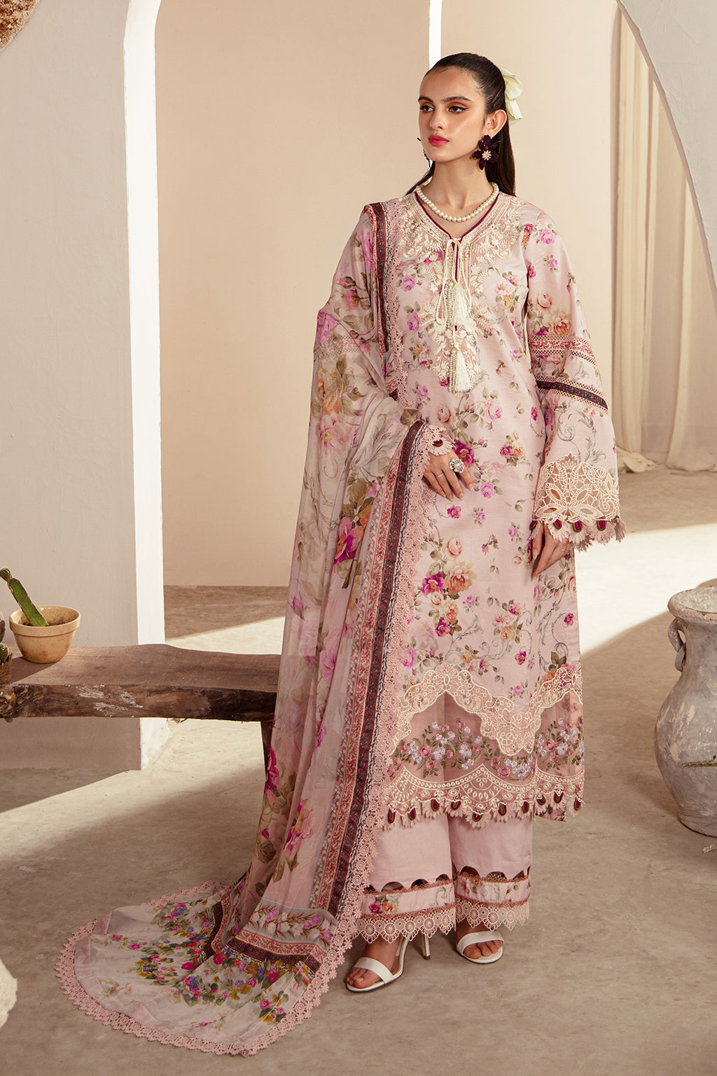 AJR Couture | Alif Affordable Lawn 24 | ROSELLA - House Of Anaya
