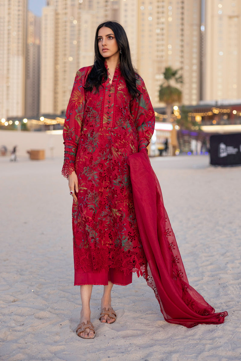 Rangrasiya | Carnation Summer Edit 25 | Scarlet - House Of Zarish