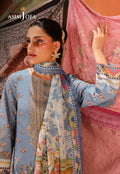 Asim Jofa | Summer Rhapsody |  AJUBU-11 Printed Embroidered Lawn