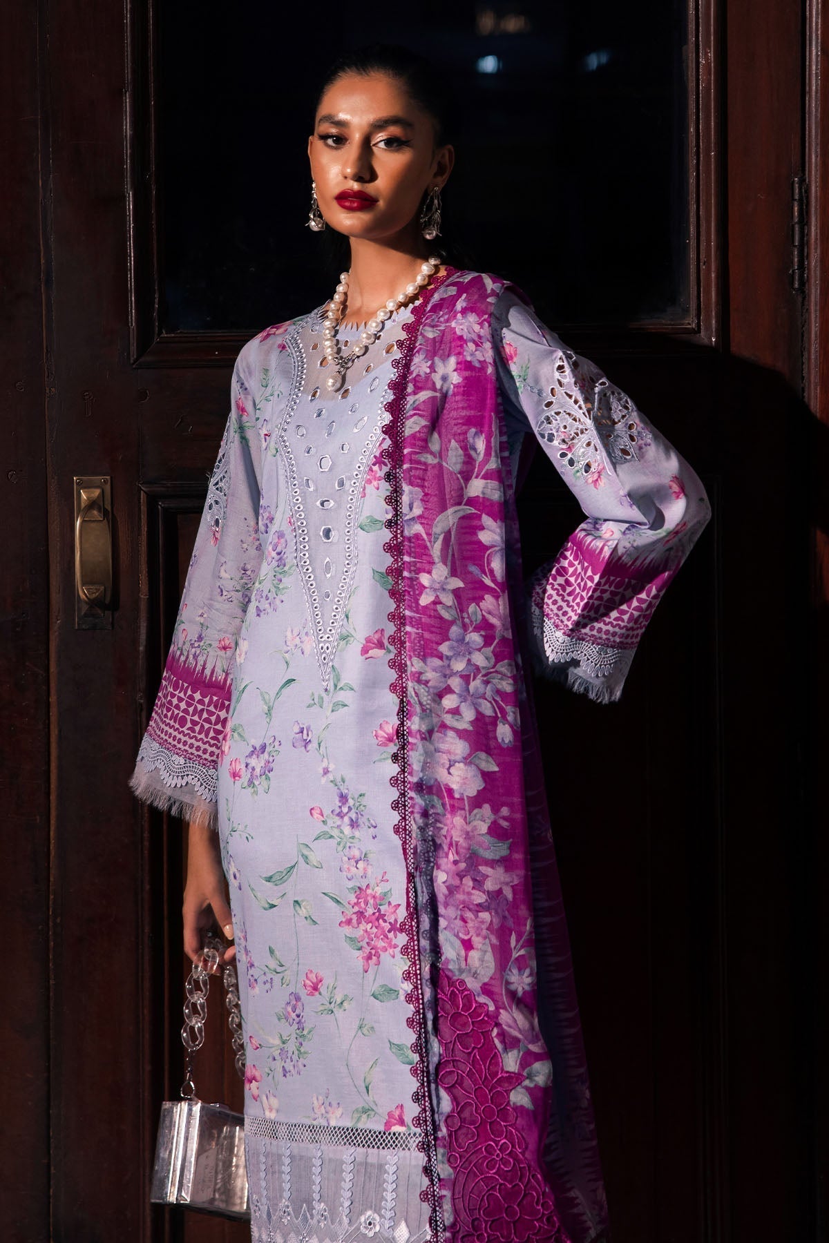 Nureh | Glam Girl Lawn | GL-17 - House Of Anaya