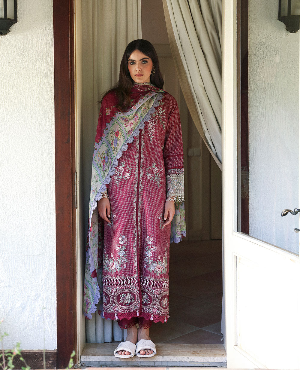 Republic Womenswear | Aylin Summer Lawn 24 | Fleur (D2-A) - House Of Anaya