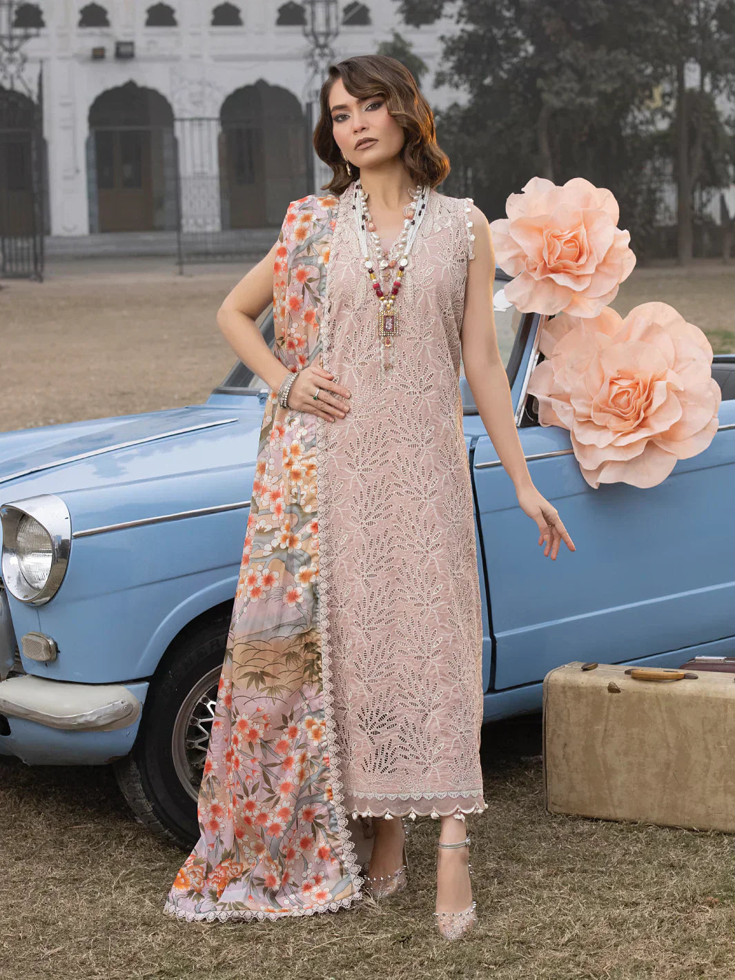 Faiza Faisal | Maya Luxury Lawn | Amirah - House Of Anaya