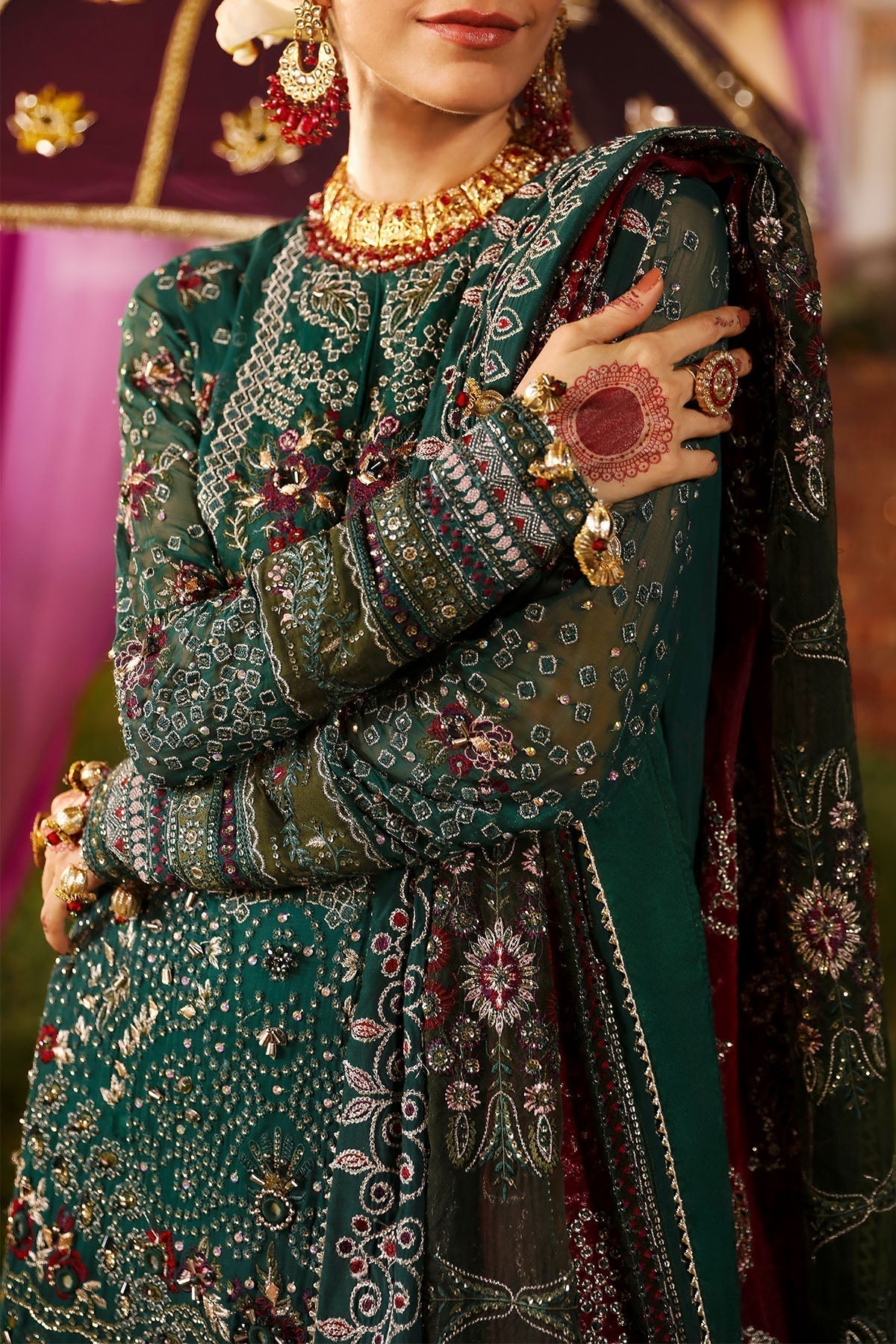 Nureh | Jhoomro Wedding Formals | NL-68 SHADMANI - House Of Anaya