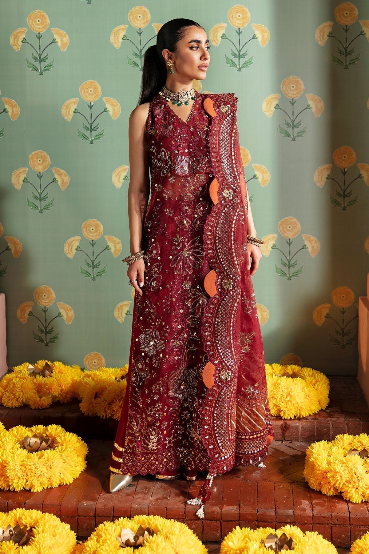 Nureh | Jhoomro Wedding Formals | NL-53 - MAHRO - House Of Anaya